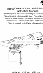 Alpha Professional Tools VSP-320 Manual de instrucciones