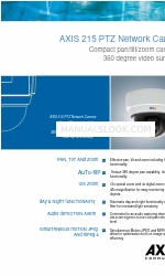 Axis 215 PTZ Teknik Özellikler