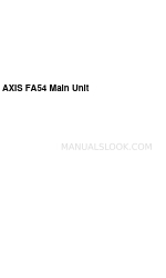 Axis FA54 Installationshandbuch