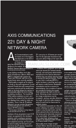 Axis Network Camera AXIS 221 Brochure