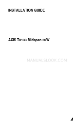 Axis T8133 Midspan 30W Panduan Instalasi