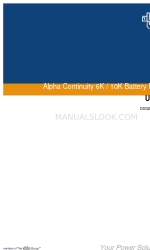 Alpha Technologies Alpha Continuity 10K Manual del usuario