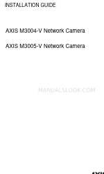 Axis M3004-V Manuale di installazione