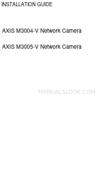 Axis M3004-V Manuale di installazione