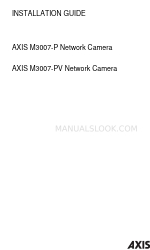 Axis M3007-PV Panduan Instalasi