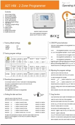 EPH Controls A27-HW Mode d'emploi