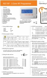 EPH Controls R37-RF Mode d'emploi