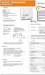 EPH Controls RF1A-OT Инструкция по эксплуатации