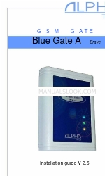 Alpha Technologies Blue Gate A Brave Manual de instalación