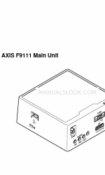 Axis F9111 Manual de instalação