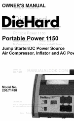 DieHard Portable Power 1150 Owner's Manual