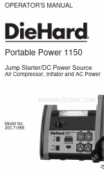 DieHard Portable Power 1150 Operator's Manual