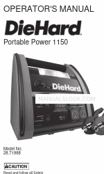 DieHard Portable Power 1150 Operator's Manual