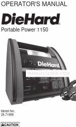 DieHard Portable Power 1150 28.71988 Instrukcja obsługi