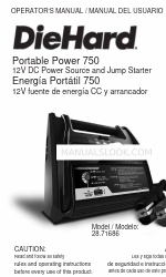 DieHard Portable Power 750 Instrukcja obsługi