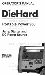 DieHard Portable Power 950 Manuale dell'operatore