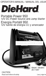 DieHard Portable Power 950 Manuale dell'operatore