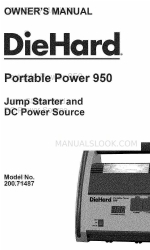 DieHard Portable Power 950 Руководство пользователя