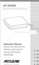 Acculab SVI-100E Manuale di istruzioni