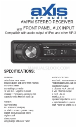 Axis Car Audio AX-900 Посібник з монтажу