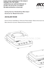 Acculab VIC-212 Manuale di istruzioni per l'uso