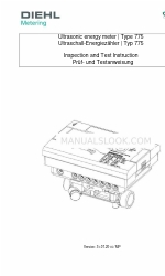 Diehl Metering Sharky 775 Inspectie en testinstructies