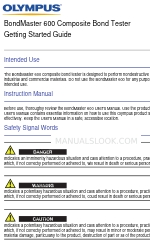 Olympus BondMaster 600 Getting Started Manual