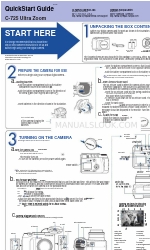 Olympus C 725 - CAMEDIA Ultra Zoom Digital Camera Panduan Memulai Cepat