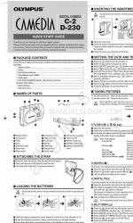 Olympus CAMEDIA C-2 ZOOM Schnellstart-Handbuch