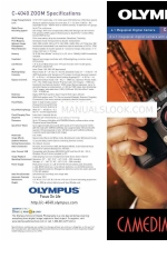 Olympus CAMEDIA C-4040 Zoom Brochure & specificaties