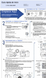 Olympus Camedia C-750 Ultra Zoom (Испанский) Краткое руководство пользователя