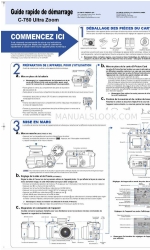 Olympus Camedia C-750 Ultra Zoom (Fransızca) Manual Rapide De Démarrage