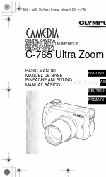 Olympus CAMEDIA C-765 Ultra Zoom 기본 매뉴얼