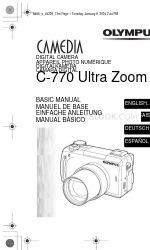 Olympus CAMEDIA C-770 Ultra Zoom Grundlegendes Handbuch