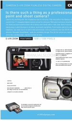 Olympus CAMEDIA D-490 Zoom Specifications