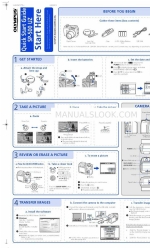 Olympus CAMEDIA SP-500 UZ クイック・スタート・マニュアル