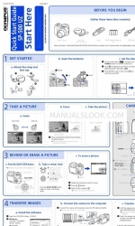 Olympus CAMEDIA SP-500 UZ クイック・スタート・マニュアル