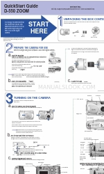 Olympus D-550 - Camedia 3MP Digital Camera Краткое руководство по эксплуатации