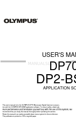 Olympus DP70 Manual do utilizador