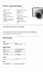 Olympus E-PL3 1442 Kit Silver Технические характеристики