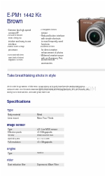 Olympus E-PM1 1442 Specifiche tecniche