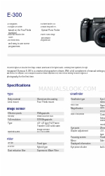 Olympus EVOLT E-300 Specifications