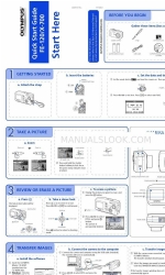Olympus FE 120 - Digital Camera - 6.0 Megapixel Посібник із швидкого старту