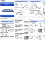 Olympus FE 200 (Bahasa Prancis) Manual De Démarrage Rapide