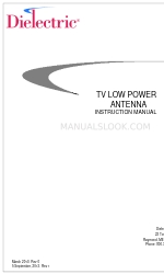 Dielectric TLP-24 Manuale di istruzioni