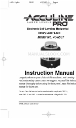 AccuLine 40-6537 Instruction Manual