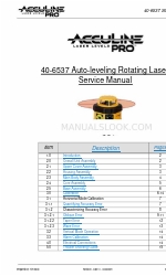 AccuLine 40-6537 Service Manual