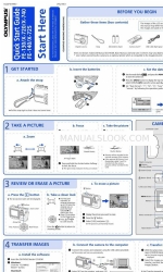 Olympus X-740 Manuel de démarrage rapide