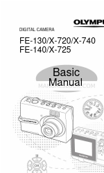 Olympus X-740 Basishandleiding