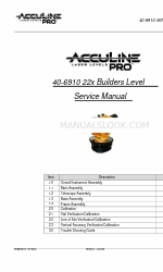 AccuLine 40-6910 22x Service Manual